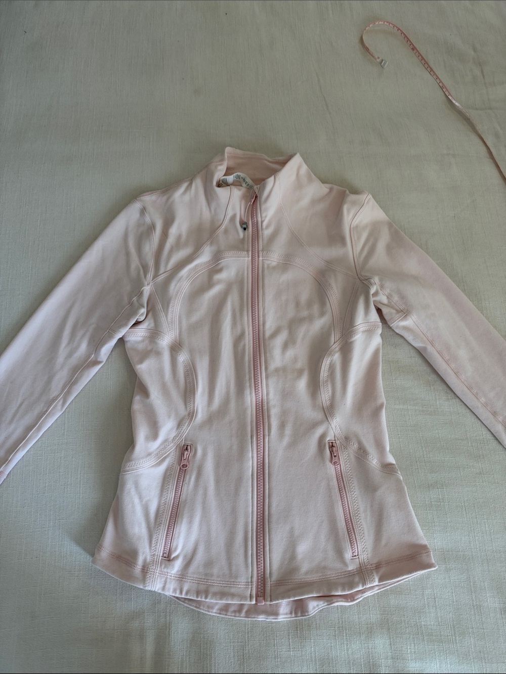 Lululemon Women's Light Pink Zip-Front Jacket